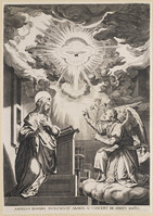 KG 03395
<br/>
Verkondiging aan Maria
<br/>
<em>Bloemaert, Cornelis (1603-1692)</em>